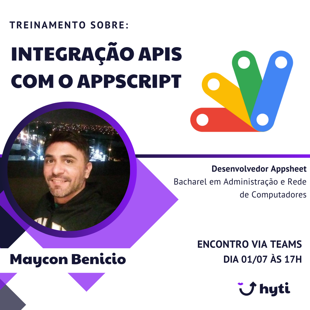 Treinamento Integração de APIs com o AppScript